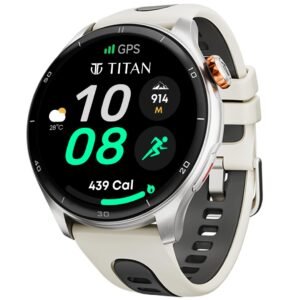 Titan Celestor 1.43" AMOLED Smart Watch with Built-in GPS, Advanced Health Intelligence